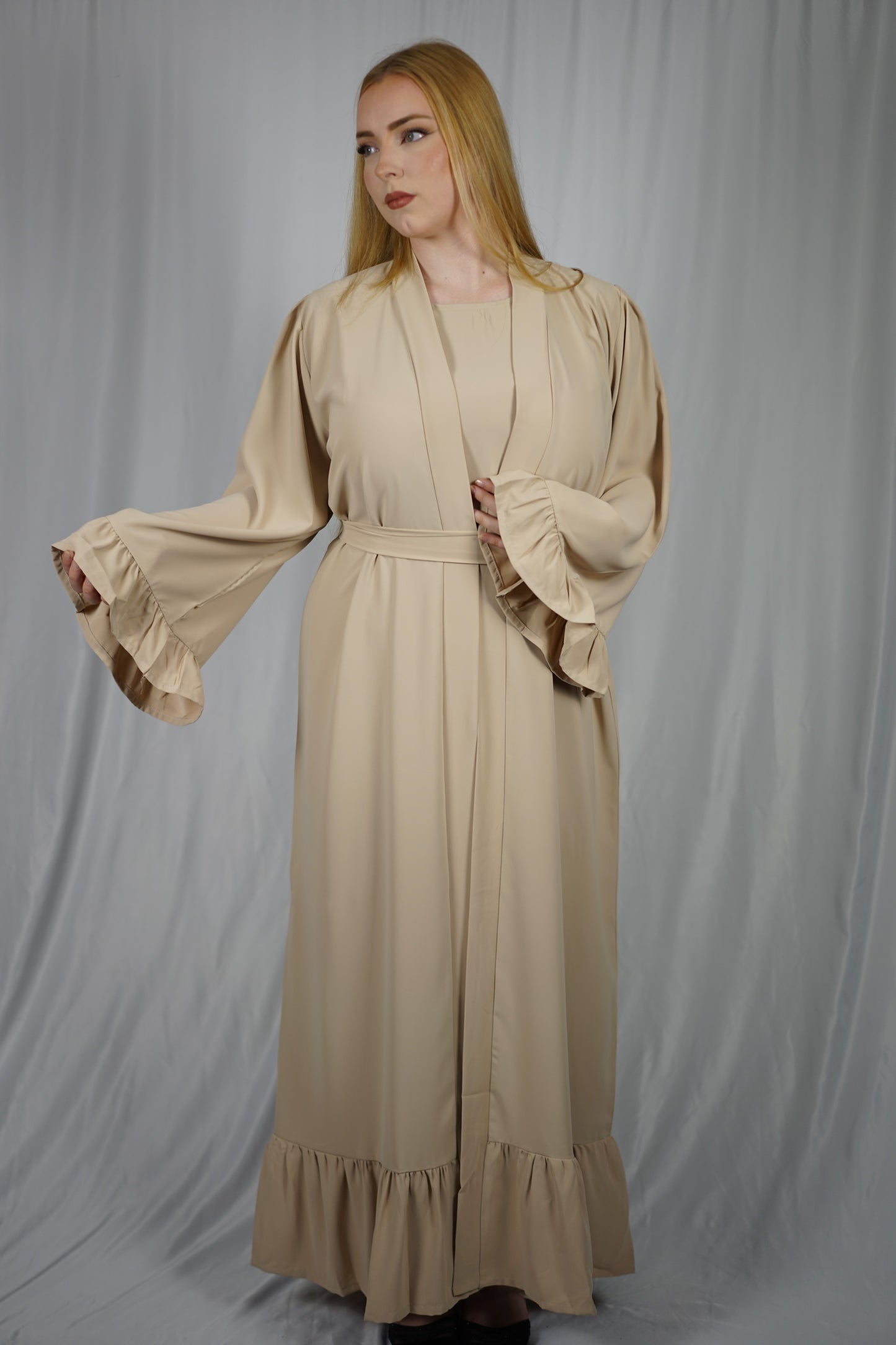 Cream Abaya