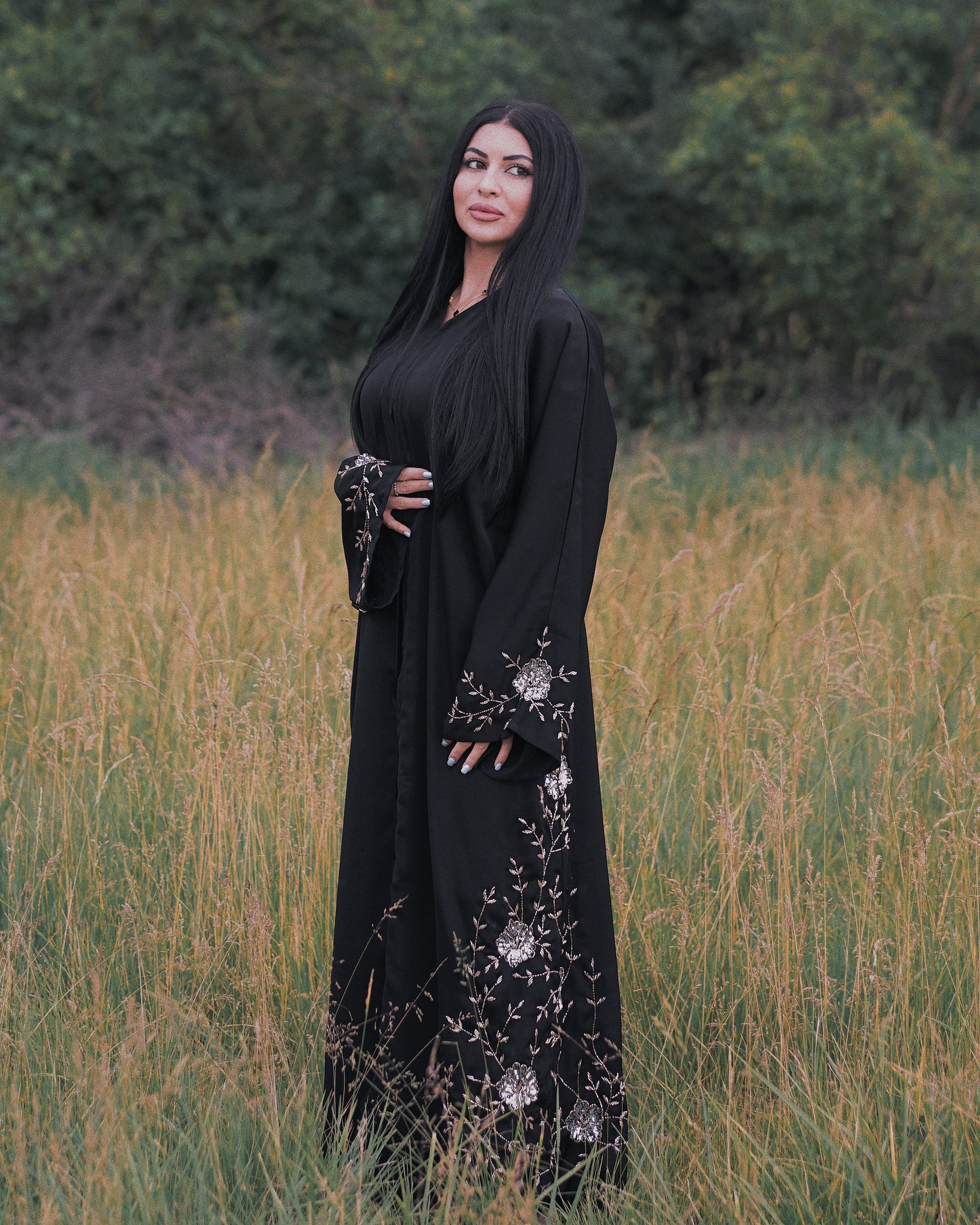 Gold Embellished Abaya