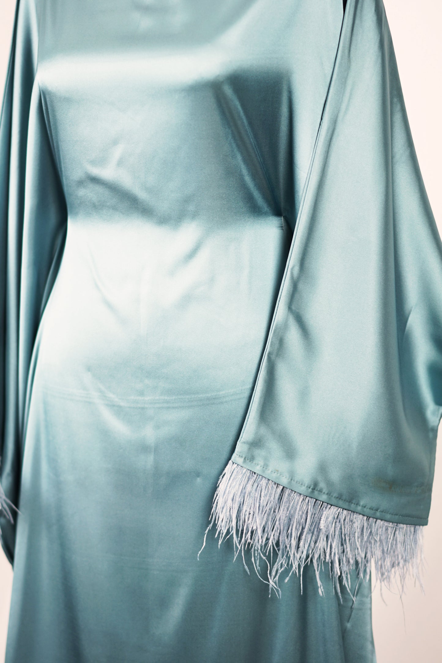 Blue Butterfly Abaya